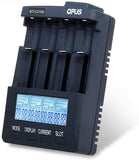 Opus BT C3100 V2.2 Digital Intelligent 4 Slot LCD Battery Charger Compatible with Li-ion NiCd NiMh LiFeP04 Batteries