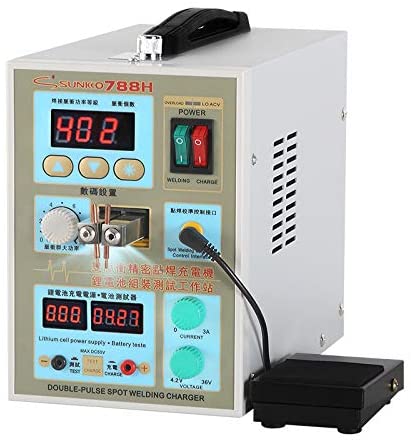 Sunkko Pulse Spot Welder 788H 18650 battery with LED Battery Testing and Charging Function