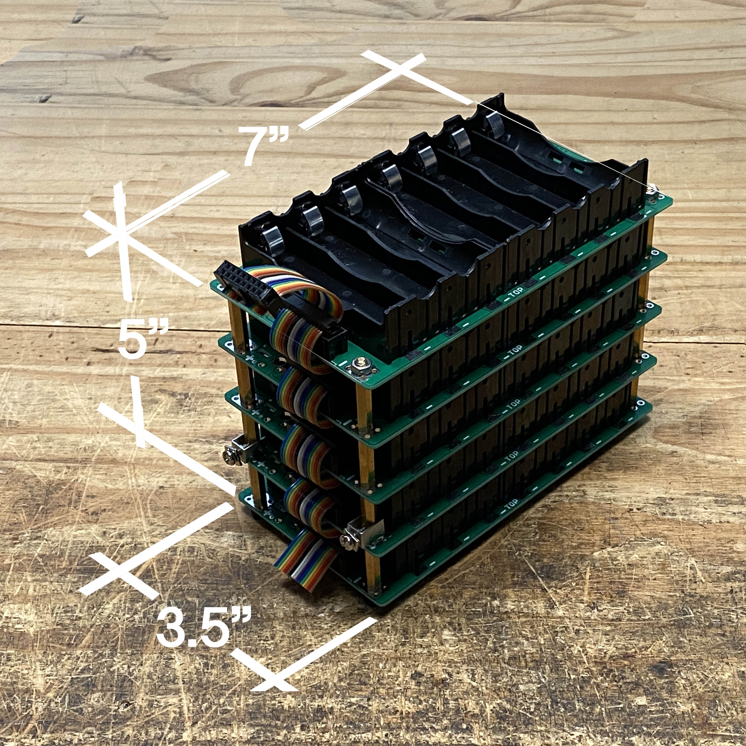 18650 Module DIY 18650 Battery Module 5x Populated – JAG35