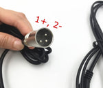 Jnenconn 29.4V2A Lithium Battery Charger 24V Electric Bike li-ion Battery Charger XLR Connector Plug