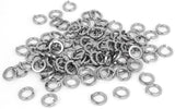 uxcell 1/4-inch 316 Stainless Steel Split Lock Spring Washer Screw Pad 100pcs