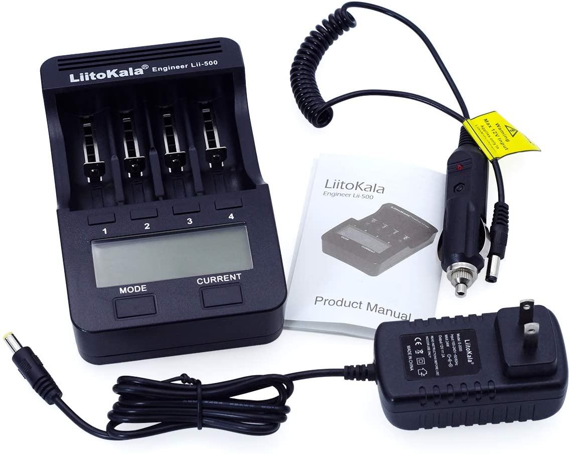 LiitoKala Lii-500 Battery charger for 18650 26650 AA AAA battery