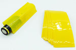 SpeedDa 300Pcs 10 Color 29.5MM 18.5MM Flat PVC Heat Shrink Tubing Tube for 18650 18500 Battery
