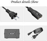 Owrieo 42V 2A Power Charger with PowerFast 3-Prong Inline Connetor Power Adapter