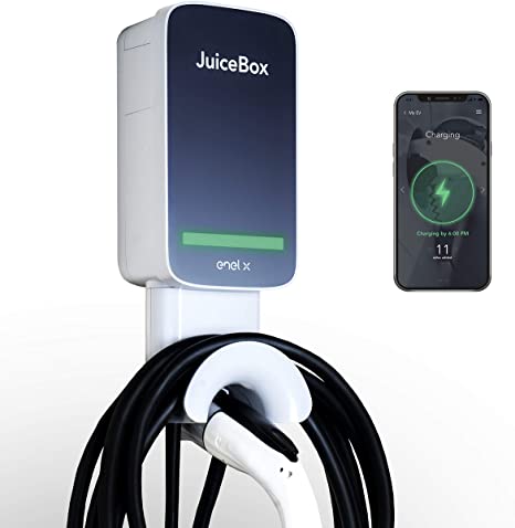 JuiceBox Pro 40 with JuiceNet: WiFi-equipped 40 Amp UL Listed Electric Vehicle Charging Station (EVSE) with 24-foot cable and NEMA 14-50 pl
