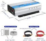 GIANDEL 2000Watt Pure Sine Wave Power Inverter DC 24V to AC120V