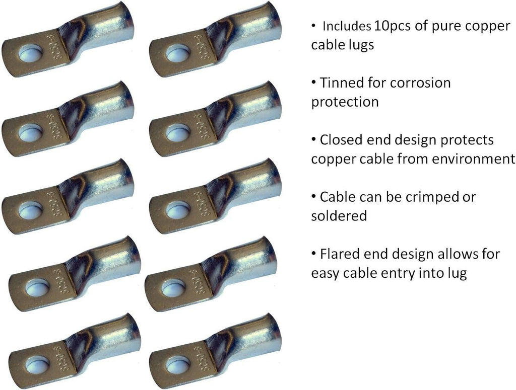 6 Gauge Pure Copper Ultra Flexible Welding & Battery Cable