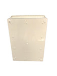 BUD Industries NBF-32026 Plastic ABS NEMA Economy Box with Solid Door, 15-47/64" Length x 11-51/64" Width x 6-9/32" Height, Light Gray Finish