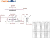 WindyNation ANL Fuse Holder + 2pcs ANL Fuses 150A