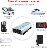 Giandel 3000W Pure Sine Wave Power Inverter DC 24V to AC120V