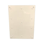 BUD Industries NBF-32026 Plastic ABS NEMA Economy Box with Solid Door, 15-47/64" Length x 11-51/64" Width x 6-9/32" Height, Light Gray Finish