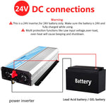 Giandel 3000W Pure Sine Wave Power Inverter DC 24V to AC120V
