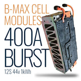B-MAX Cells! 12s NMC Module 44.4vDC 200A Continuous, 400A Burst