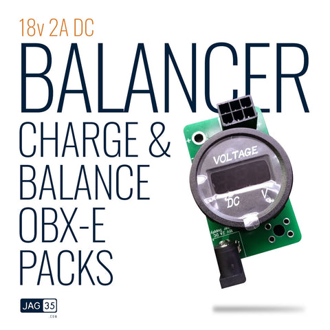 35-Cell LiFePO4 Pack 16V 370Wh OBX-E + optional Balancer
