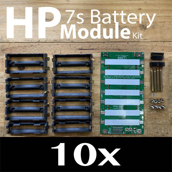 High Power 18650 Battery Module DIY PCB Kit 10x