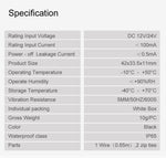 Battery Meter 12V/24V Waterproof