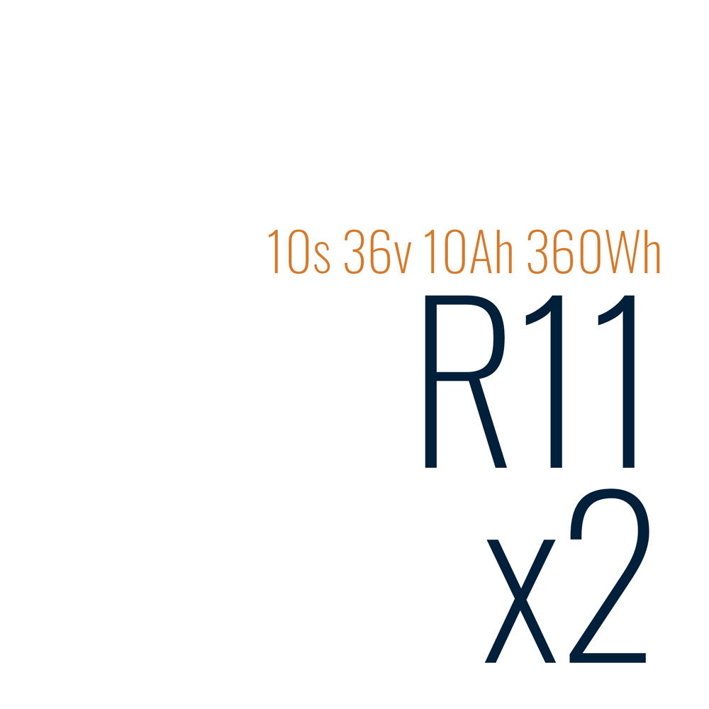 R11 R-Series 10s 36v 10Ah 360Wh eBike Battery