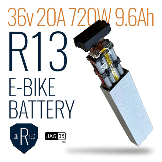 R13 E-Bike Battery 36v 9.6Ah 20A 720W