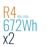 Unused R4 / Reclaimed R3 Series eBike Battery Packs, 672Wh / 556Wh / 417Wh