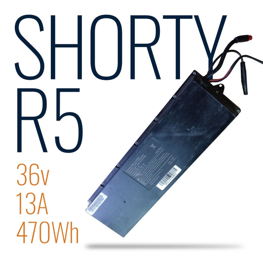 R5-Shorty 36v 13Ah 470Wh eBike/Scooter Battery