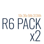 R6 R-Series 10s 36v 9Ah 313Wh eBike Rack Battery