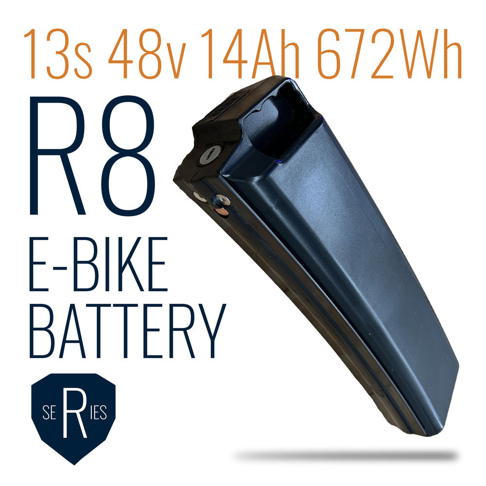 R8 R-Series 13s 48v 14Ah 672Wh eBike Battery