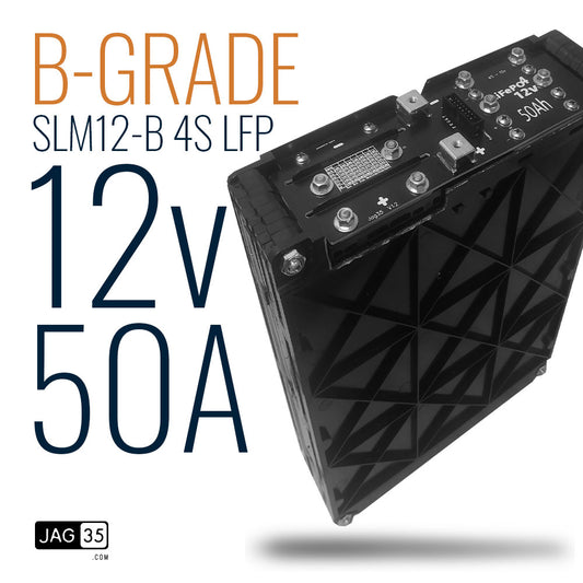 B-Grade LiFePO4 12v 50A 4s Battery, SLM12-B