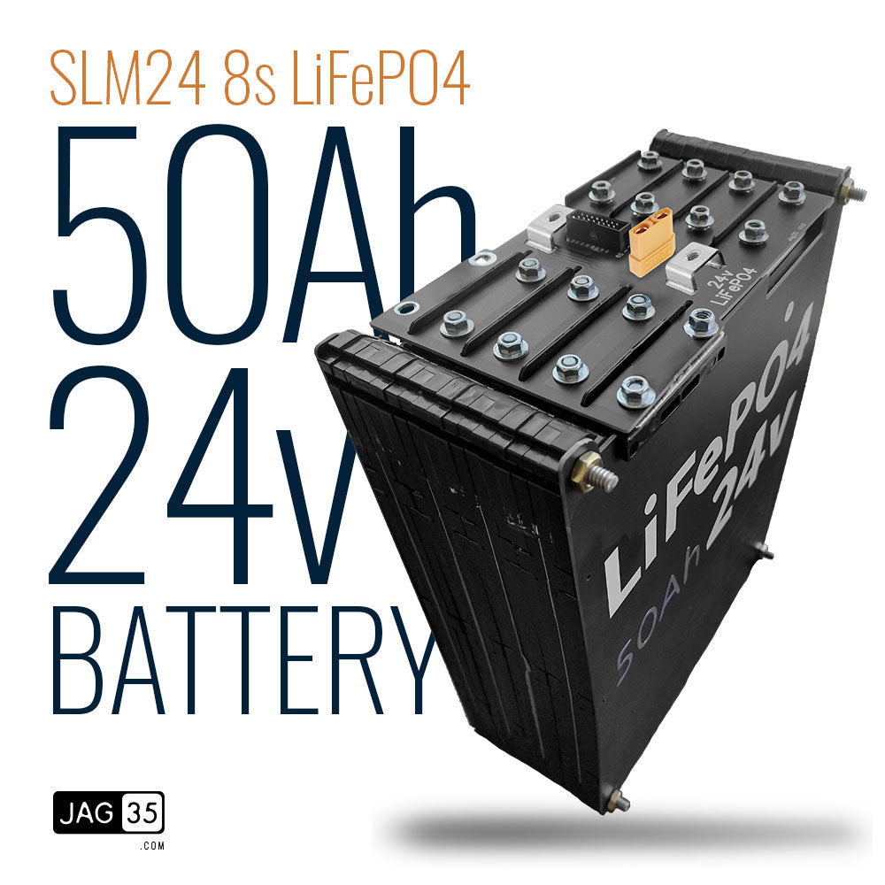 SLM24 LiFePO4 24v 50A 8s 1200Wh Battery