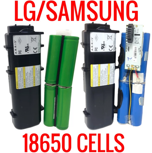 4x 18650 2200mAh Cell Pack in Modem Batteries