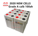 4Pcs 3.2v 100ah LiFePO4 Battery 12v100AH Lithium Iron Phosphate Cell NEW CALB CA100 Plastic Pack To 24V 48V
