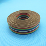 Ribbon cable 16 WAY Flat Rainbow Color 16P 1.27mm pitch - 10meters/lot