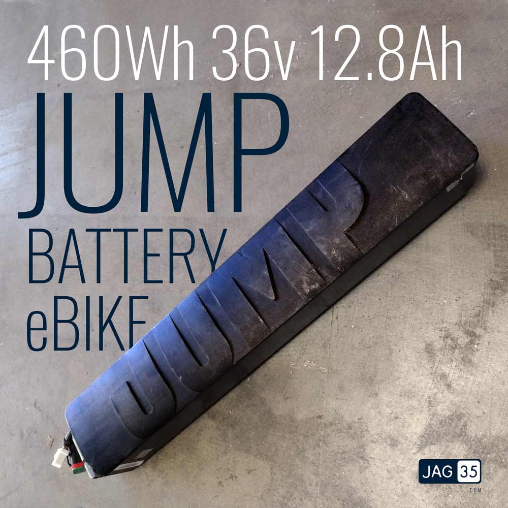 JUMP eBike Battery 40 cell 18650 LG MH1 36v 12.8Ah 460Wh