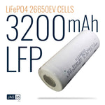 26650 LFP26650EV 3200mah 10.24wh LiFePO4 K2 Cells