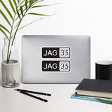 JAG35 Kiss-Cut Stickers, 2pcs (Bubble-free)