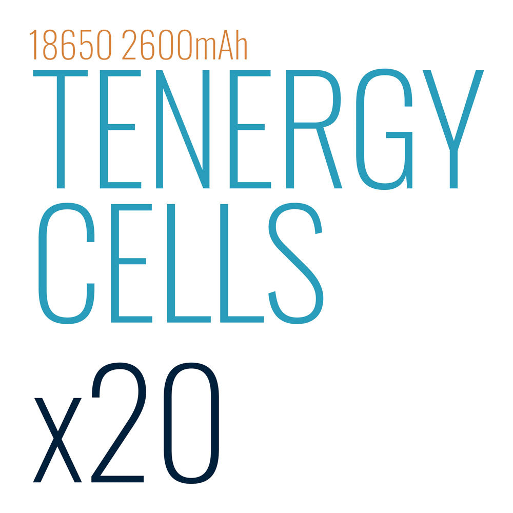 Tenergy 2600mAh 18650 Lithium-ion Cells