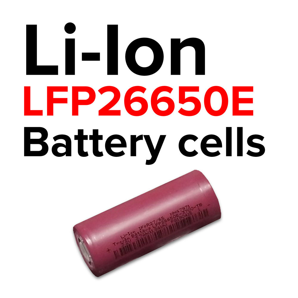 Trojan Li-ion LFP26650 Battery Cells 3700mAh 3.2v 11.84Wh