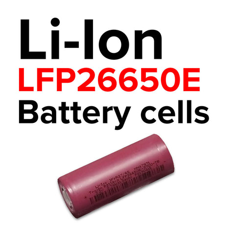 Trojan Li-ion LFP26650 Battery Cells 3700mAh 3.2v 11.84Wh