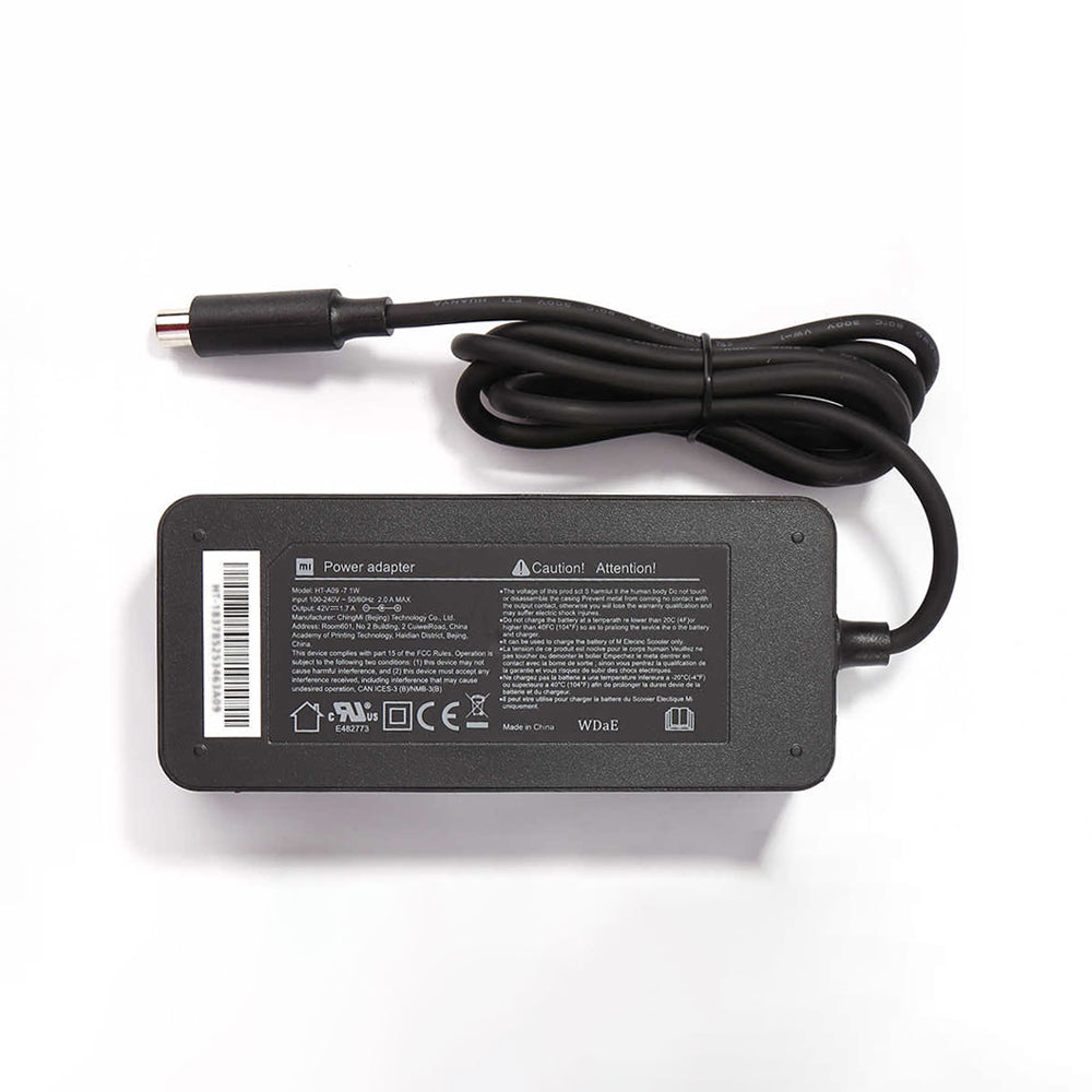 New 42v 1.7A Battery Charger + mu Cable by Xiaomi